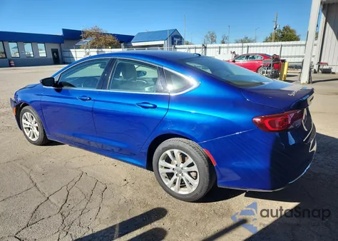 2015 Chrysler 200 Limited z USA, uszkodzony, nr VIN 1C3CCCAB9FN507923